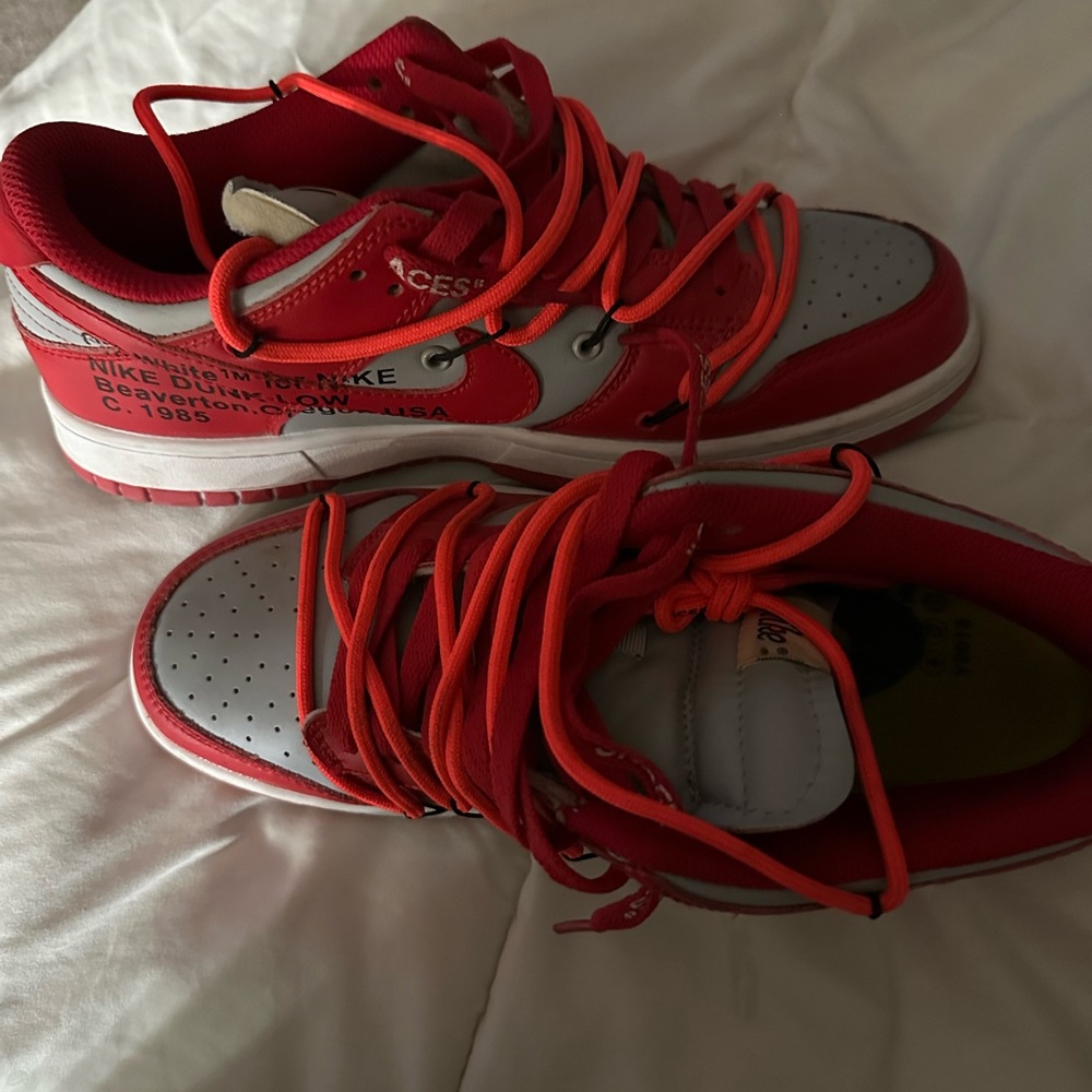 Nike Dunk Low Off-White University Red